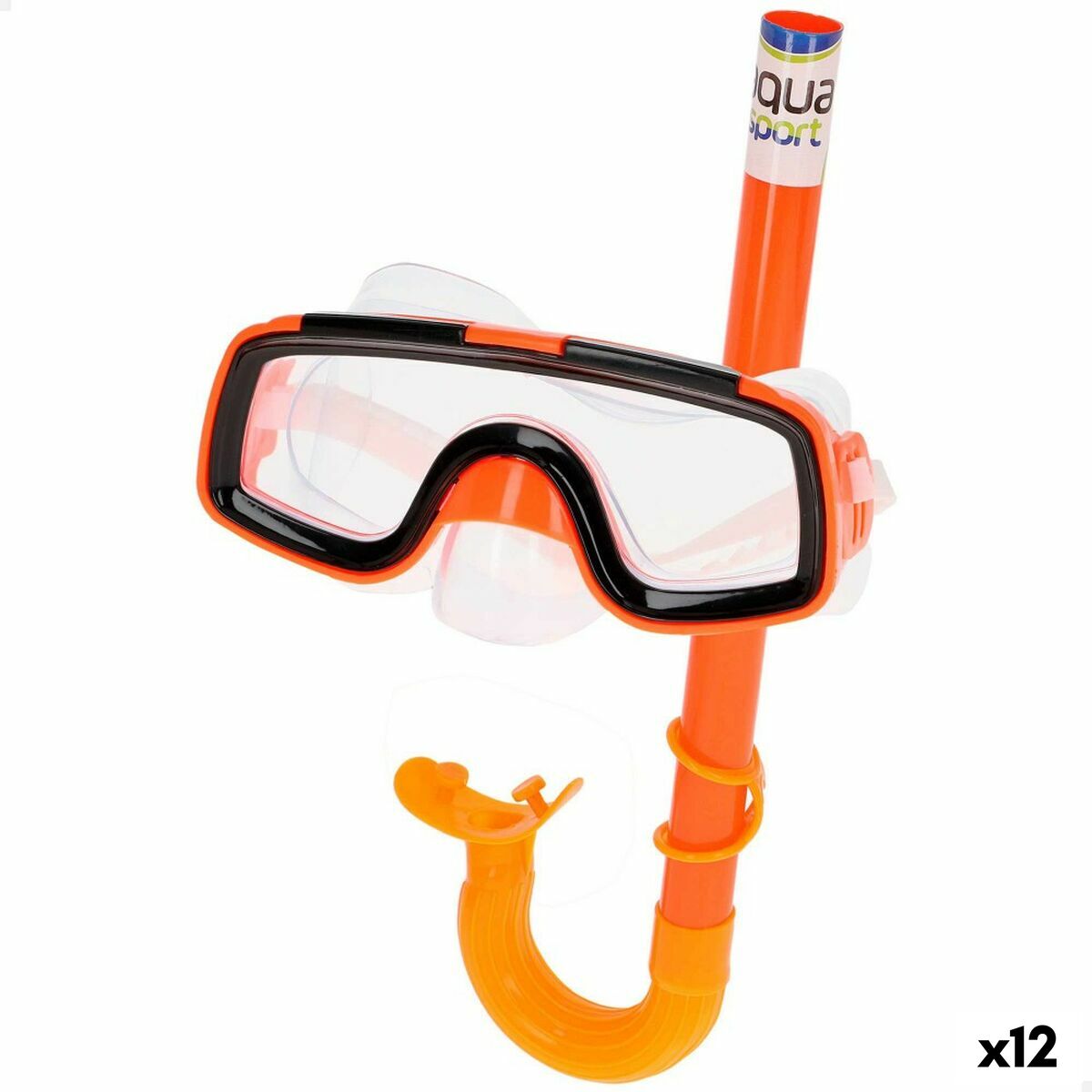 Masque de Plongée avec Tube Intex Surf Rider Enfant (6 Unités)