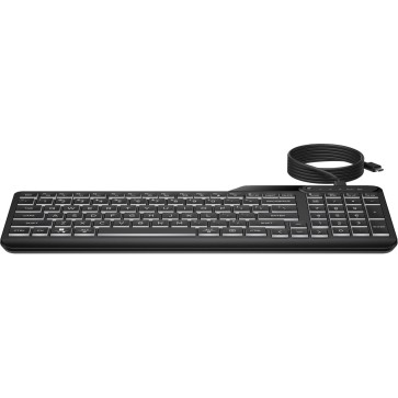 Tastiera HP 7N7C0AA#ABE Bianco Nero Qwerty in Spagnolo