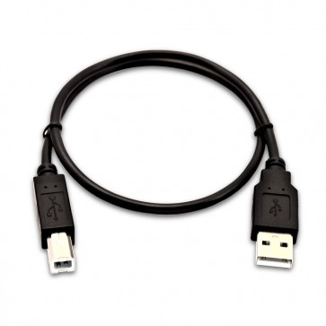 Cavo USB A con USB B V7 V7USB2AB-50C-1E      Nero