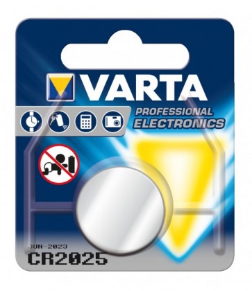 Batterie Varta CR-2025 3 V Argento
