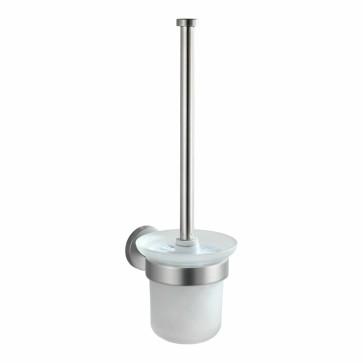 Portaspazzola Wenko 10 X 35 X 14 CM Bianco Acciaio inossidabile Moderno Cromato