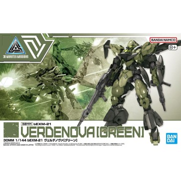 Statuina da Collezione Bandai bEXM-21 VEDENOVA Verde Plastica Animazione e anime
