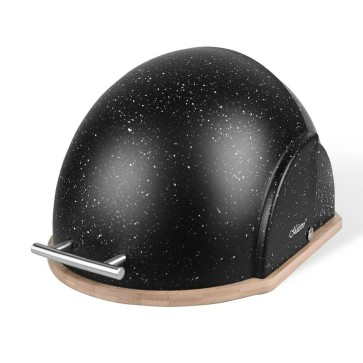 Portapane Feel Maestro MR-1678G-BLACK Bianco Nero Legno Legno, bambù Plastica (1 Unità)