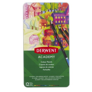 Matite colorate DERWENT Academy 12 Pezzi Multicolore