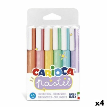 Set di Pennarelli Carioca Multicolore 6 Pezzi Torta (4 Unità)