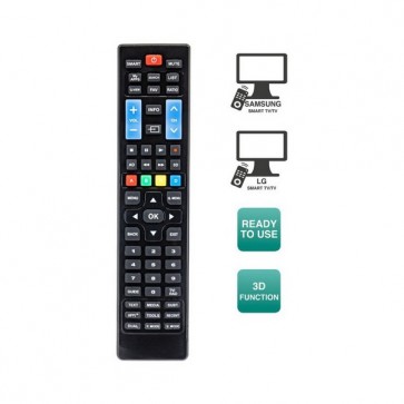 Telecomando per Smart TV Ewent EW1575 Nero