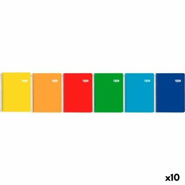 Quaderno con Anelli ENRI Quarto 80 Pagine (10 Unità)