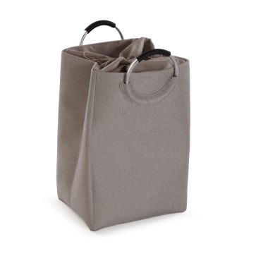 Cesto per i Panni Sporchi Versa Grigio Alluminio polipropilene EVA 36 X 55 X 30 CM