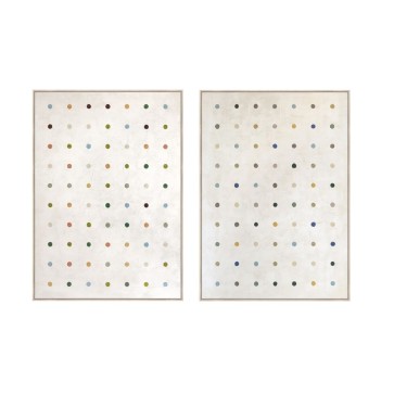 Quadro Home ESPRIT Bianco Moderno 100 x 4 x 140 cm (2 Unità)