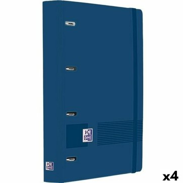 Raccoglitore ad anelli Oxford LIVE&GO Blu Marino A4+ (4 Unità)
