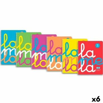 Quaderno con Anelli Lamela Quarto 80 Pagine (6 Unità)