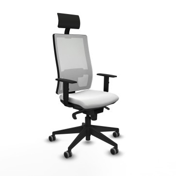 Sedia da Ufficio Piqueras y Crespo 1D066G1 Bianco