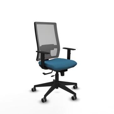 Sedia da Ufficio Piqueras y Crespo 1D066G0 Grigio Verde petrolio