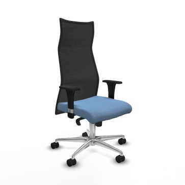 Sedia da Ufficio Albacete XL Piqueras y Crespo B1C086N Blu cielo