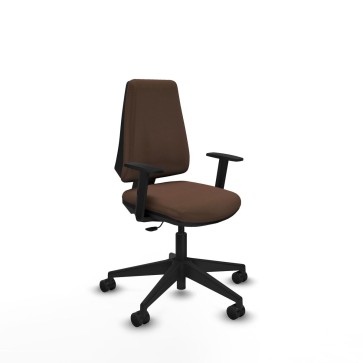 Sedia da Ufficio Elche CP bali Piqueras y Crespo B1D066N Marrone scuro