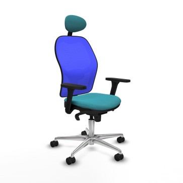 Sedia da Ufficio Piqueras y Crespo 3D086N1 Turchese