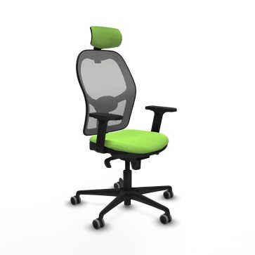 Sedia Ufficio con Poggiatesta Piqueras y Crespo 2D036G2 Pistacchio