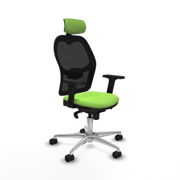 Sedia Ufficio con Poggiatesta Jorquera Piqueras y Crespo 2D086N2 Pistacchio