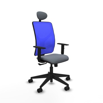Sedia Ufficio con Poggiatesta Motilla Piqueras y Crespo 1D066N1 Grigio