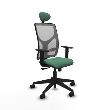 Sedia Ufficio con Poggiatesta Motilla Piqueras y Crespo 1D066N1 Verde Smeraldo