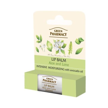 Balsamo Labbra Green Pharmacy Aloe and Lime 3,6 g Lime
