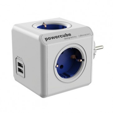 Multipresa Cubo Power Cube Allocacoc USB Bianco