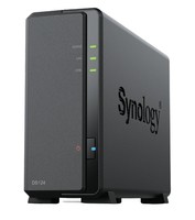 Synology NAS DS124 1-Bay 2.5/3.5 SSD/HDD, Realtek RTD1619B 1GB D4, 2xUSB3, RJ45
