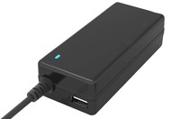 Alimentatore Universale per Notebook 65W con 12 connettori, porta USB 5V1A, 100/240VAC, 15/20VDC