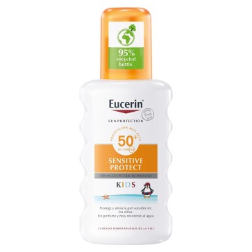 Spray solare per bambini Eucerin Sensitive Protect Kids Spf 50+ 200 ml