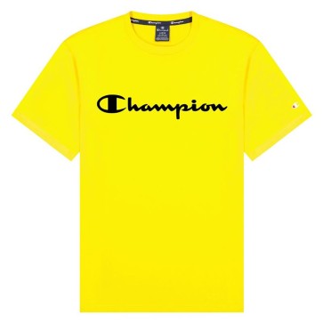 Maglia a Maniche Corte Uomo Champion 217146-YS105 Giallo (S)