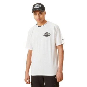 Maglia a Maniche Corte Uomo New Era 12893172 Bianco (S)