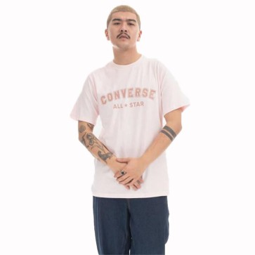 Maglia a Maniche Corte Uomo Converse 10024566-A09 Beige (XS)