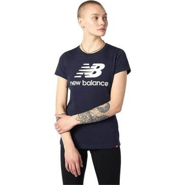 Maglia a Maniche Corte Donna New Balance WT31546_NNY Azzurro (L)
