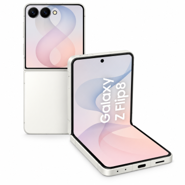 Samsung Galaxy Z Flip8 512GB Cream, 12GB RAM, Fotocamera 50MP, FlexWindow, Now Brief, Assistente Foto, Batteria 4300mAh