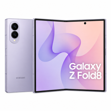 Samsung Galaxy Z Fold8 1TB Lavender, 16GB RAM, Fotocamera 50MP, Display Esterno 10:16, Display Interno 4:3, Batteria 4800mAh, Now Nudge, Assistente Foto