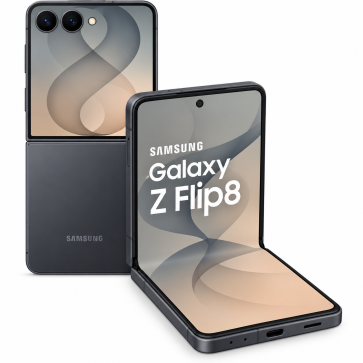 Samsung Galaxy Z Flip8 256GB Graphite, 12GB RAM, Fotocamera 50MP, FlexWindow Personalizzata, Now Brief, Assistente Foto, Batteria 4300mAh