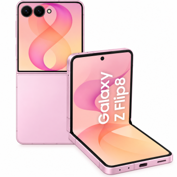 Samsung Galaxy Z Flip8 512GB Pink – 12GB RAM, Fotocamera Selfie 50MP, Batteria 4300mAh, FlexWindow Personalizzata, Now Brief, Assistente Foto