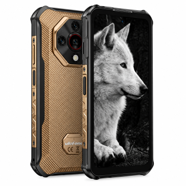 Ulefone Armor X16 Pro 5G 256GB – 8GB RAM, Dual SIM, 6,56", Batteria 10360mAh, Android 15, USB-C, Beige/Nero