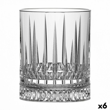 Bicchiere Quid Style Trasparente Vetro Righe 370 ml (6 Unità)