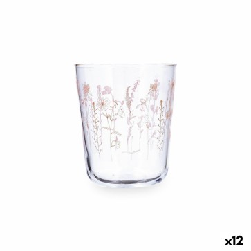 Bicchiere di acqua Quid Velvet Rosa Vetro 310 ml (12 Unità)