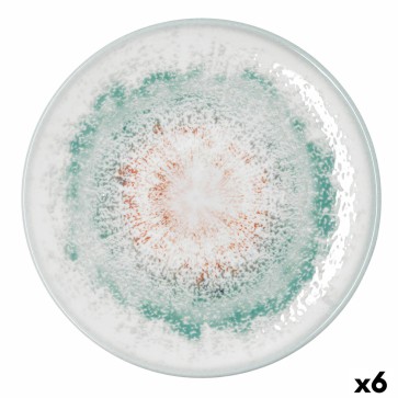 Piatto per Pizza Bidasoa Kai Hydrozero Bianco Ceramica Ø 30 cm (6 Unità)