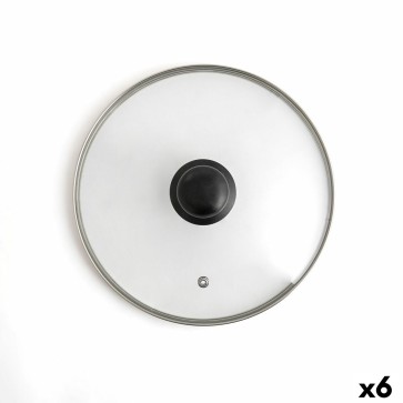 Coperchio per Pentola Quid Renova Trasparente Vetro Ø 26 cm (6 Unità)