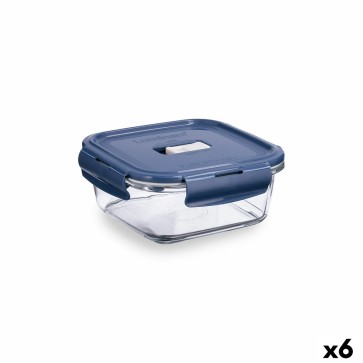 Porta pranzo Ermetico Luminarc Baltic Azzurro Vetro 760 ml (6 Unità)