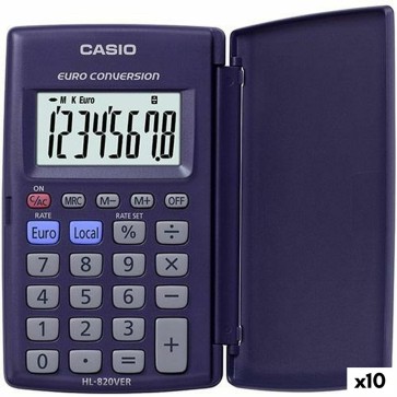 Calcolatrice Casio HL-820VER Violetta (10 Unità)