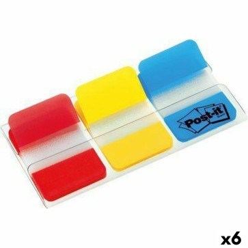Note Adesive Post-it Multicolore 22 Fogli 25 x 38 mm (6 Unità)