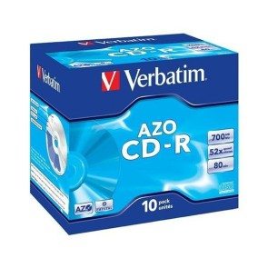 CD-R Verbatim Crystal 10 Unità 700 MB 52x