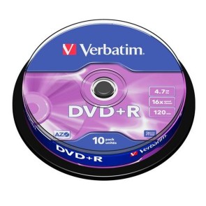 DVD+R Verbatim 10 Unità 4,7 GB 16x