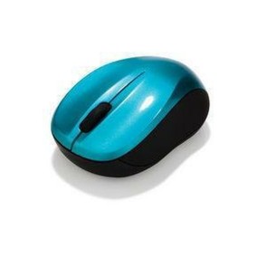 Mouse senza Fili Verbatim Go Nano Compatto Ricettore USB Azzurro Nero Turchese Ciano 1600 dpi