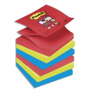 Note Adesive Post-it Super Sticky Bora Bora Multicolore 76 x 76 mm 6 Unità