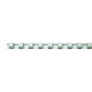 Spirali per Rilegatura Fellowes 100 Unità Bianco PVC Ø 12 mm